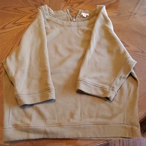 Army green sweatshirt